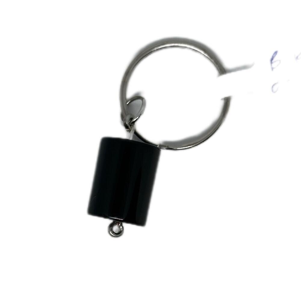 Black Onyx keychain handmade